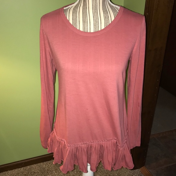 LOGO PINK LONG SLEEVE TEE - Picture 2 of 5